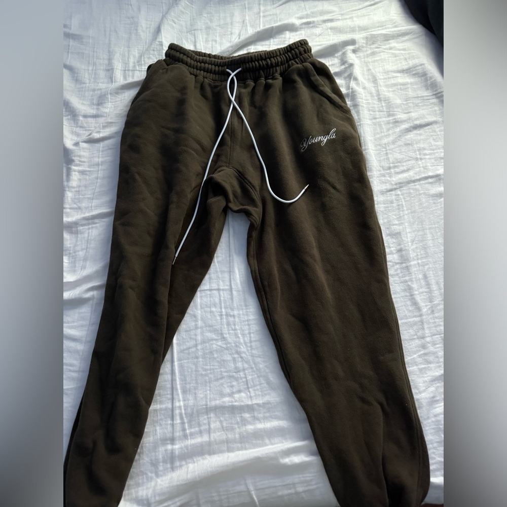 YoungLA 211 FOR HIM JOGGERS Brown Large